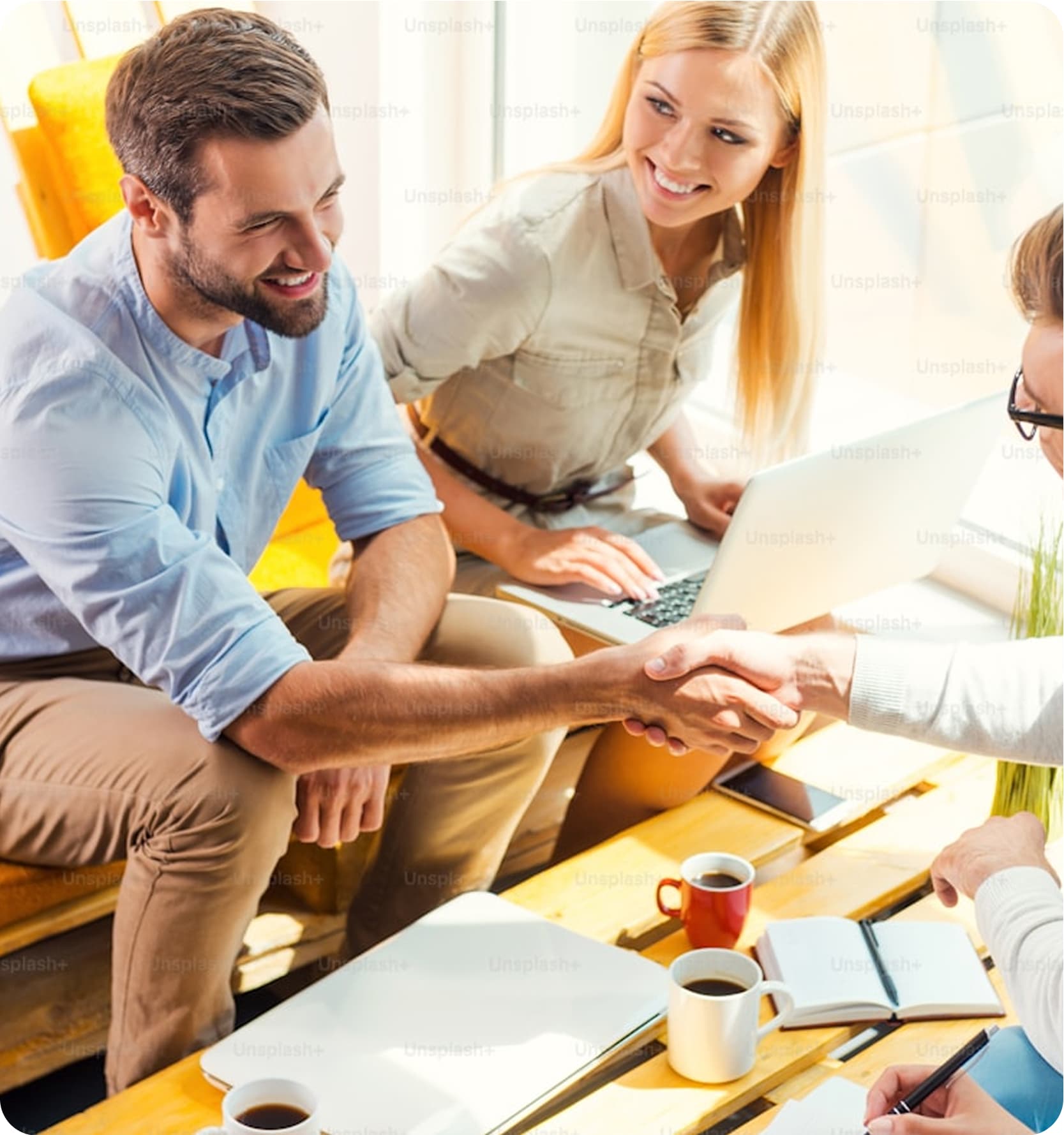 Team working together